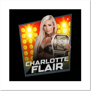 Charlotte Flair/////Card Game Concept Design Posters and Art